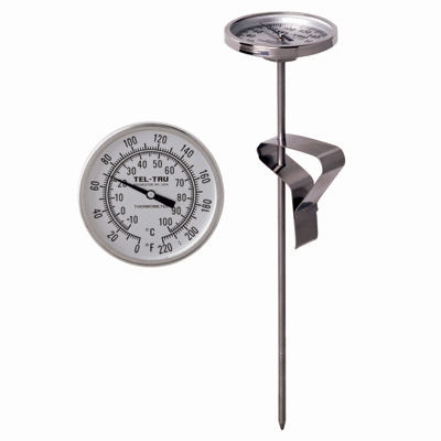 Oil Thermometer For Deep Frying, 2pcs 200mm Stainless Steel Deep