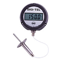 Sanitary Digital Thermometer, Remote Mount, 4.5 Case