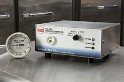 Tel-Tru BQ300 Thermometer, 3 aluminum dial, 2.5 stem